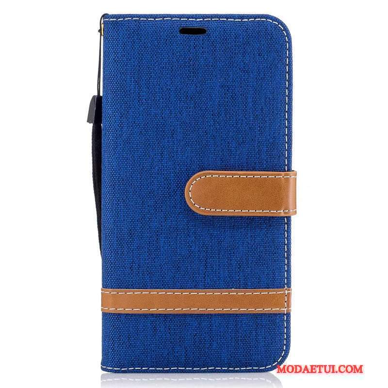 Futerał Lg K10 2017 Ochraniacz Czerwony Denim, Etui Lg K10 2017