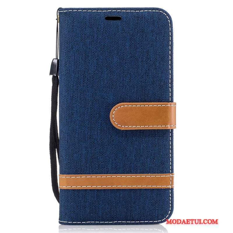 Futerał Lg K10 2017 Ochraniacz Czerwony Denim, Etui Lg K10 2017