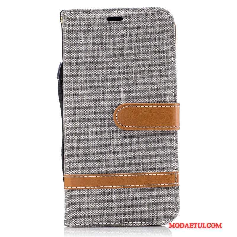 Futerał Lg K10 2017 Ochraniacz Czerwony Denim, Etui Lg K10 2017