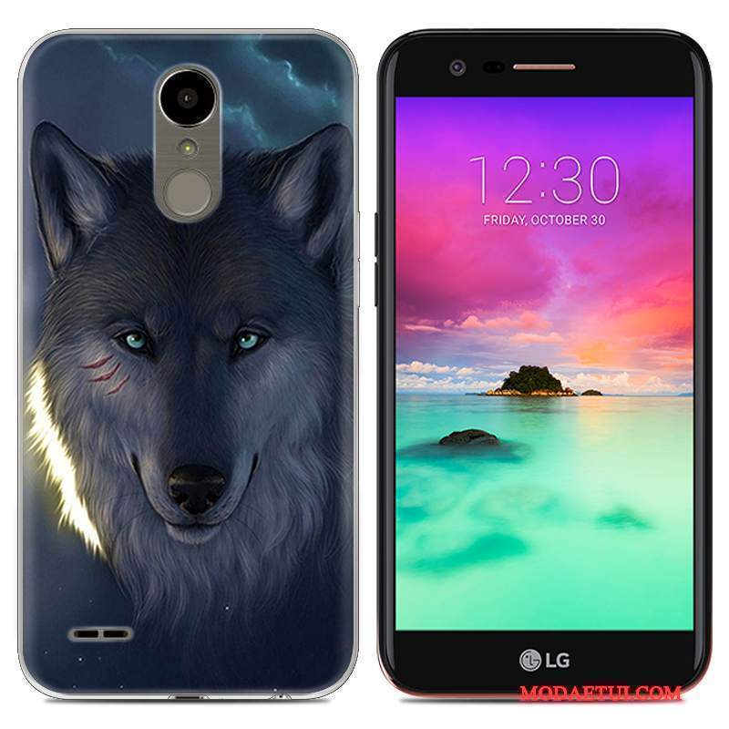 Futerał Lg K10 2017 Silikonowe Tendencjana Telefon, Etui Lg K10 2017 Miękki Szary Cienkie