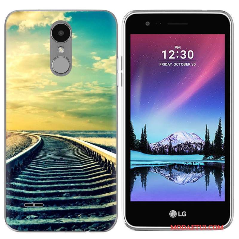 Futerał Lg K4 2017 Kreatywne Na Telefon Europa, Etui Lg K4 2017 Silikonowe Purpurowy Sceneria