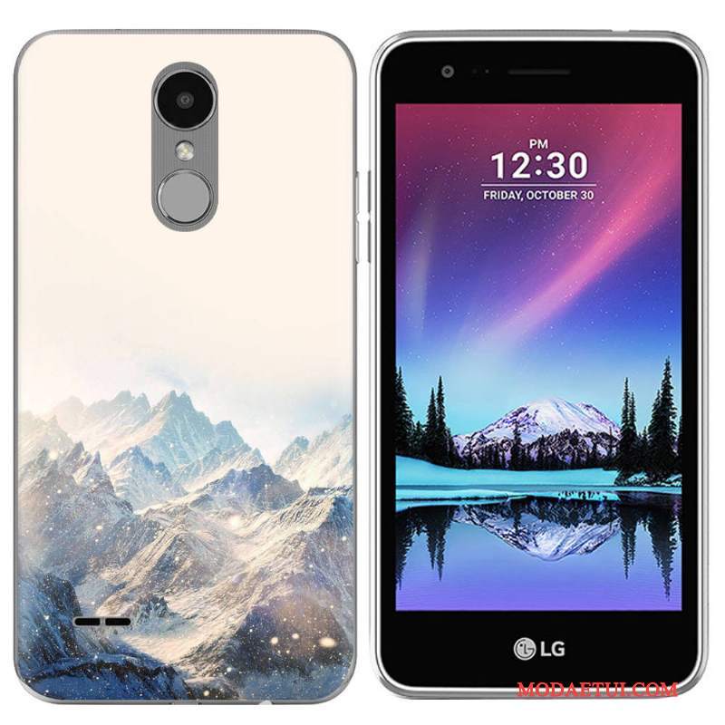 Futerał Lg K4 2017 Kreatywne Na Telefon Europa, Etui Lg K4 2017 Silikonowe Purpurowy Sceneria