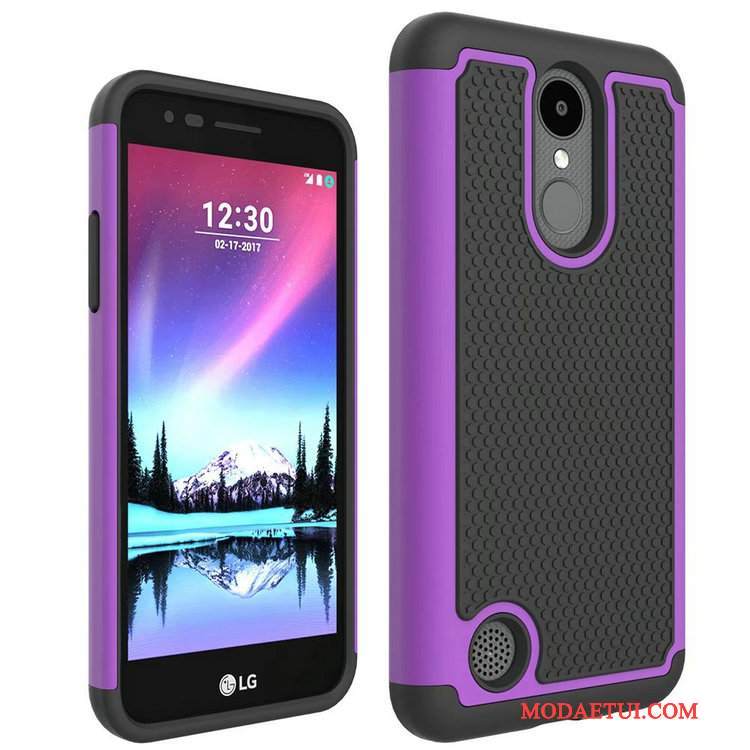 Futerał Lg K4 2017 Ochraniacz Anti-fall Purpurowy, Etui Lg K4 2017 Wzórna Telefon