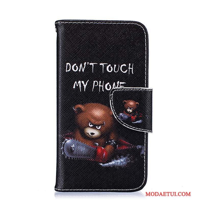 Futerał Lg K4 Kreskówka Niebieskina Telefon, Etui Lg K4 Skóra