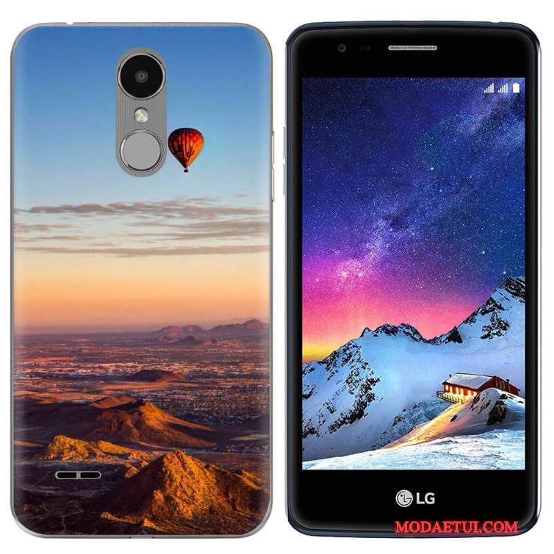 Futerał Lg K8 2017 Miękki Sceneria Biały, Etui Lg K8 2017 Silikonowe Nowyna Telefon