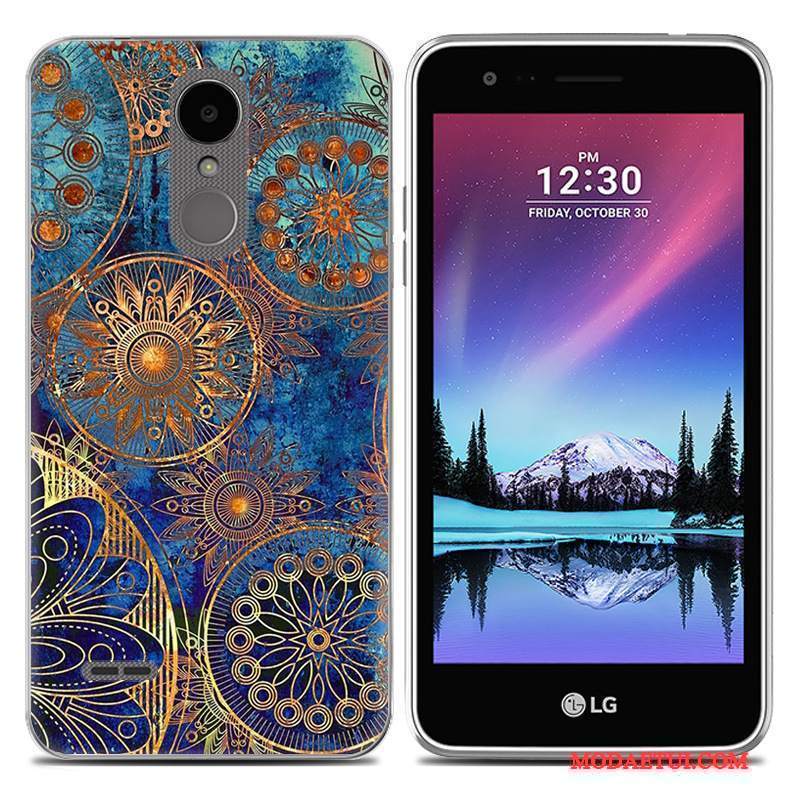 Futerał Lg K8 2017 Miękki Tendencja Nowy, Etui Lg K8 2017 Kreatywne Europa Szary