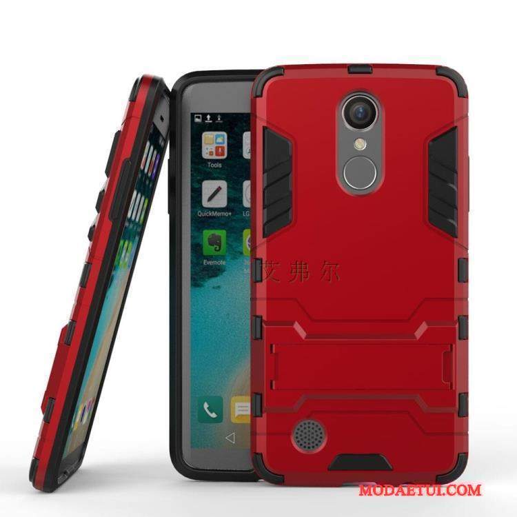 Futerał Lg K8 2017 Wspornik Czerwony Anti-fall, Etui Lg K8 2017 Ochraniacz