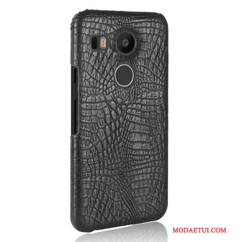 Futerał Lg Nexus 5x Skóra Wzór Krokodyla Biznes, Etui Lg Nexus 5x Ochraniacz Na Telefon Nubuku