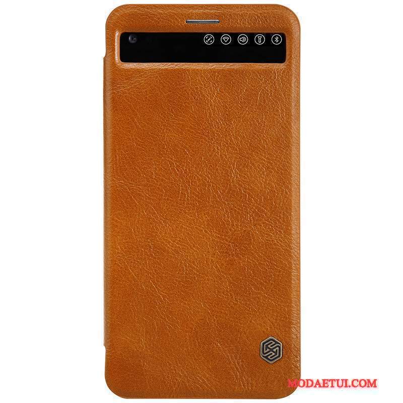 Futerał Lg V20 Pokrowce Złoto Biały, Etui Lg V20 Skóra Na Telefon Anti-fall
