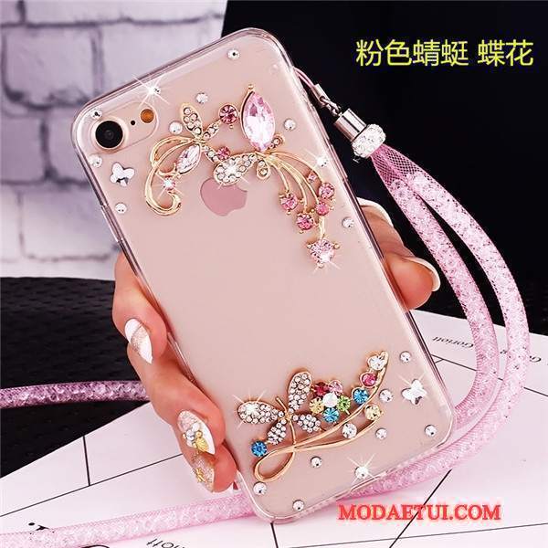 Futerał Lg V30s Tinq Rhinestone Anti-fall Niebieski, Etui Lg V30s Tinq Ochraniacz Wiszące Ozdoby Ring