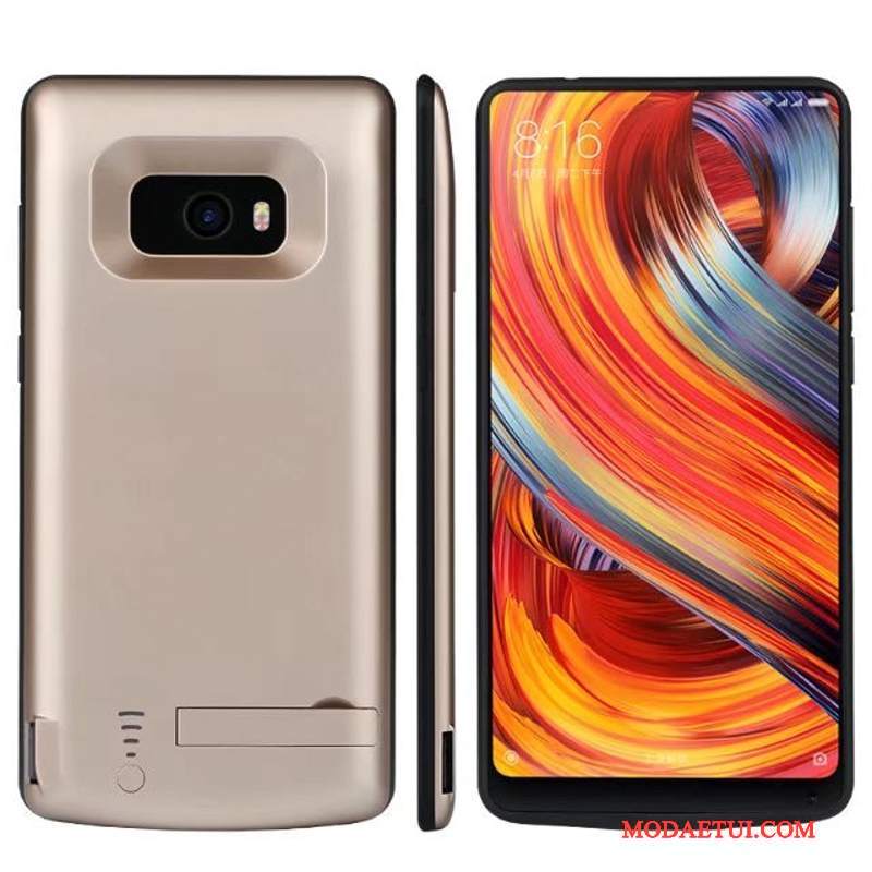 Futerał Mi Mix 2 Metal Małyna Telefon, Etui Mi Mix 2 Ochraniacz Niebieski