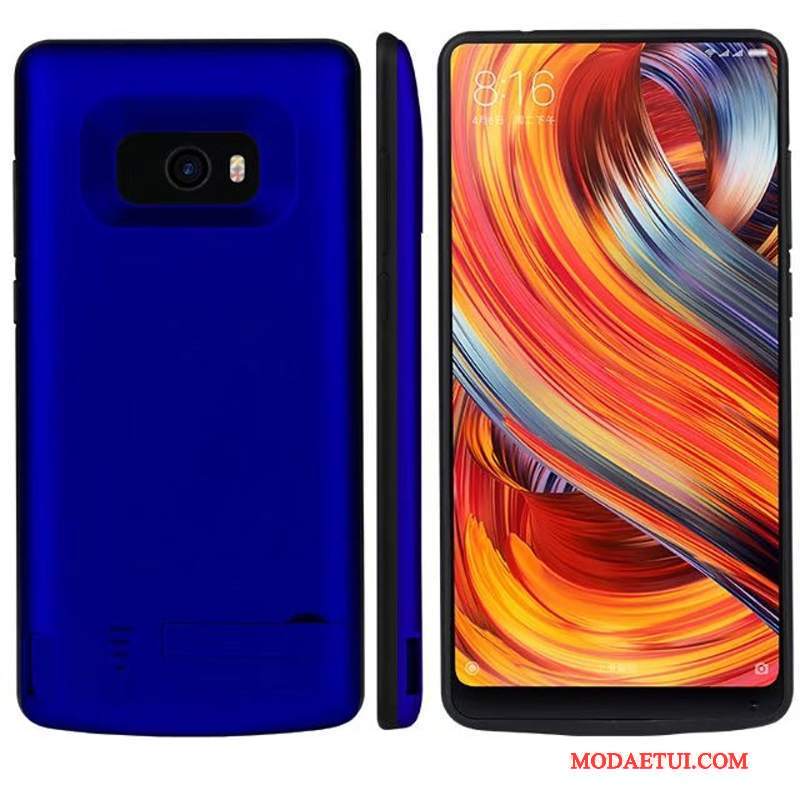 Futerał Mi Mix 2 Metal Małyna Telefon, Etui Mi Mix 2 Ochraniacz Niebieski