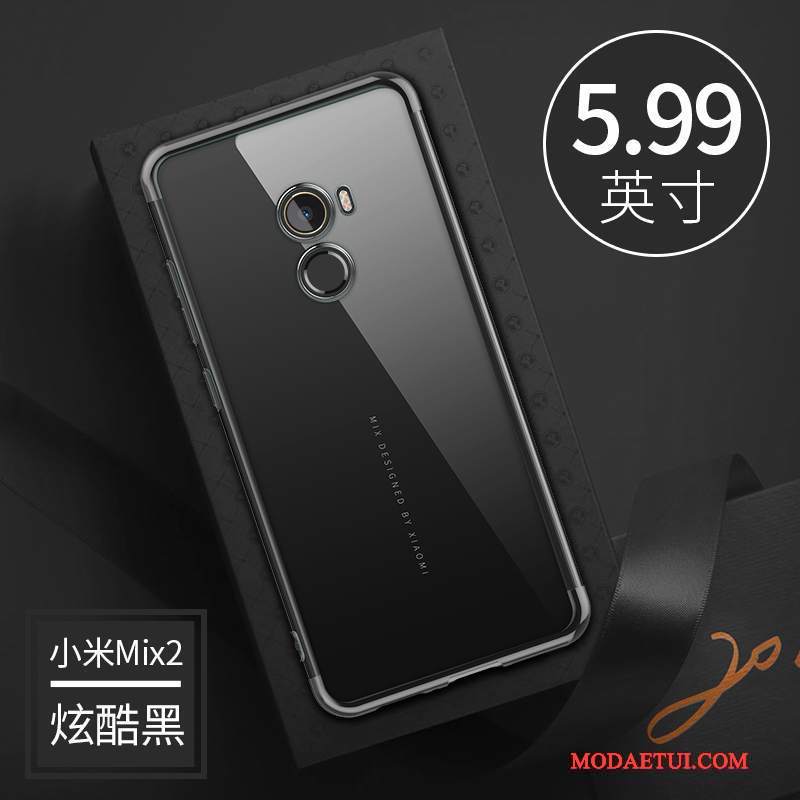 Futerał Mi Mix 2 Silikonowe Na Telefon Mały, Etui Mi Mix 2 Miękki Złoto Cienkie