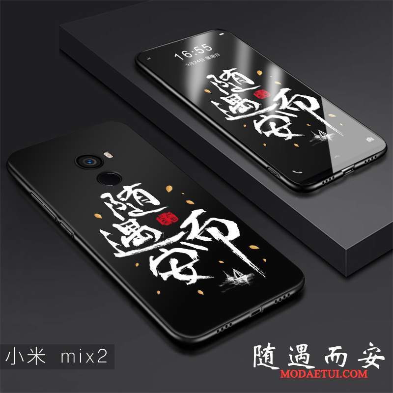 Futerał Mi Mix 2 Torby Nubuku Anti-fall, Etui Mi Mix 2 Silikonowe Osobowość Trudno