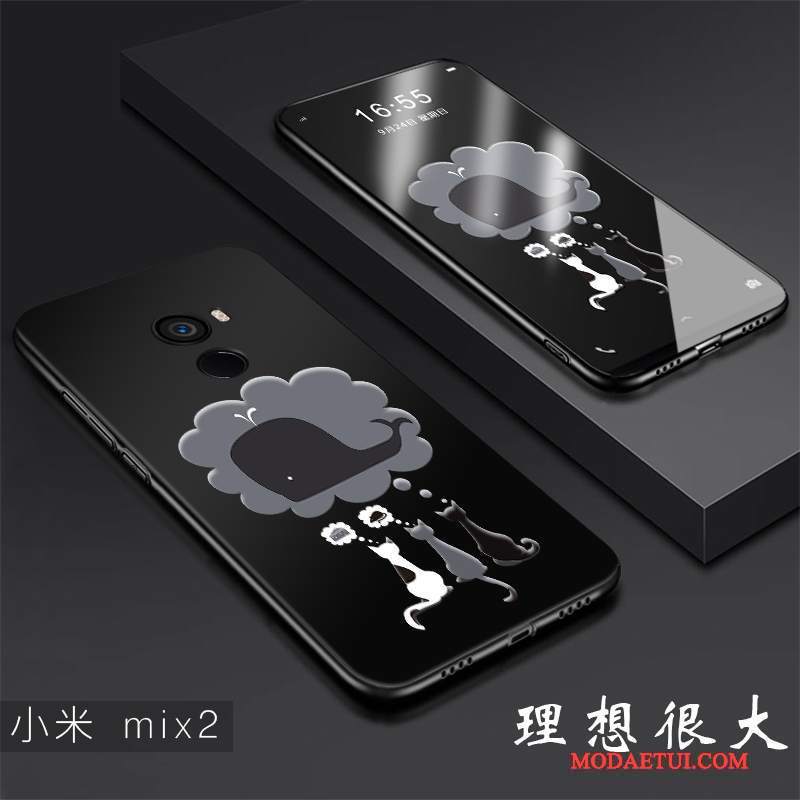 Futerał Mi Mix 2 Torby Nubuku Anti-fall, Etui Mi Mix 2 Silikonowe Osobowość Trudno