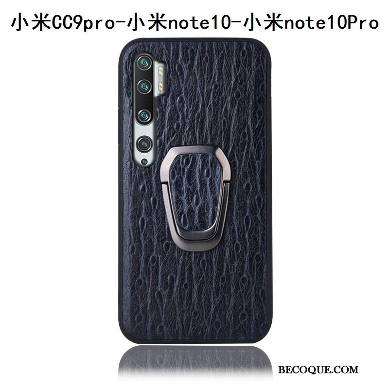 Futerał Mi Note 10 Ochraniacz Tylna Pokrywana Telefon, Etui Mi Note 10 Skóra Czerwony Mały