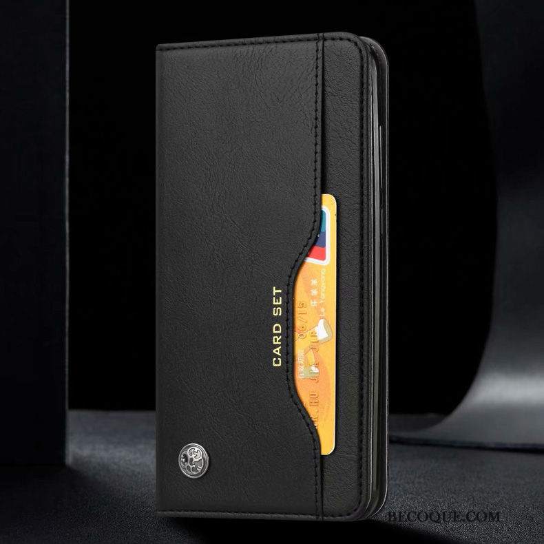 Futerał Mi Note 10 Torby Małyna Telefon, Etui Mi Note 10 Pokrowce Karta Czarny