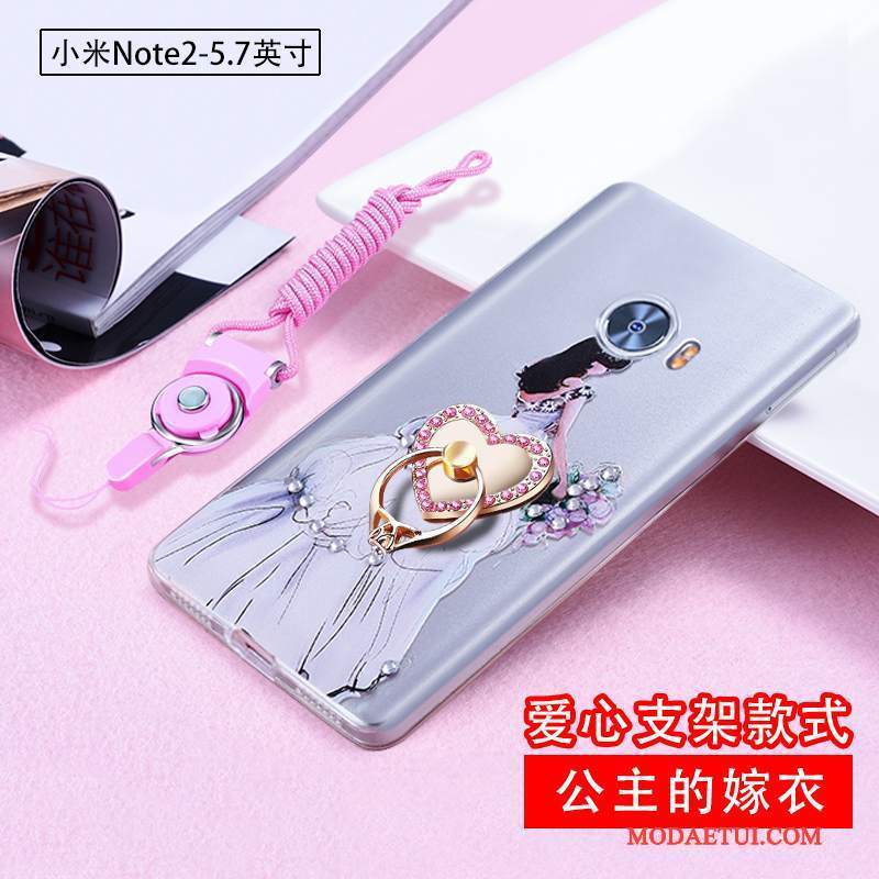 Futerał Mi Note 2 Rhinestone Jasny Niebieskina Telefon, Etui Mi Note 2 Torby Cienkie Anti-fall