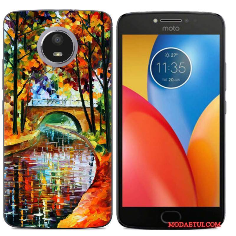 Futerał Moto E4 Plus Ochraniacz Wzórna Telefon, Etui Moto E4 Plus Kolor Anti-fall