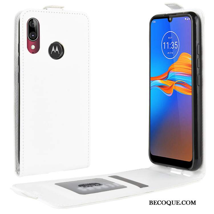 Futerał Moto E6 Plus Skóra Anti-fallna Telefon, Etui Moto E6 Plus Ochraniacz