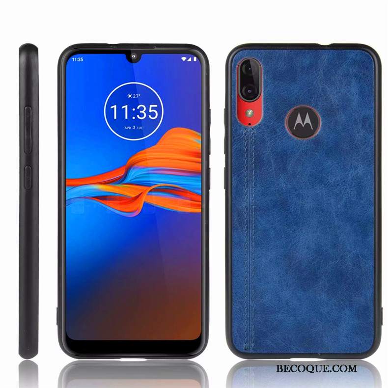 Futerał Moto E6 Plus Torby Anti-fall Niebieski, Etui Moto E6 Plus Ochraniacz Na Telefon Proste