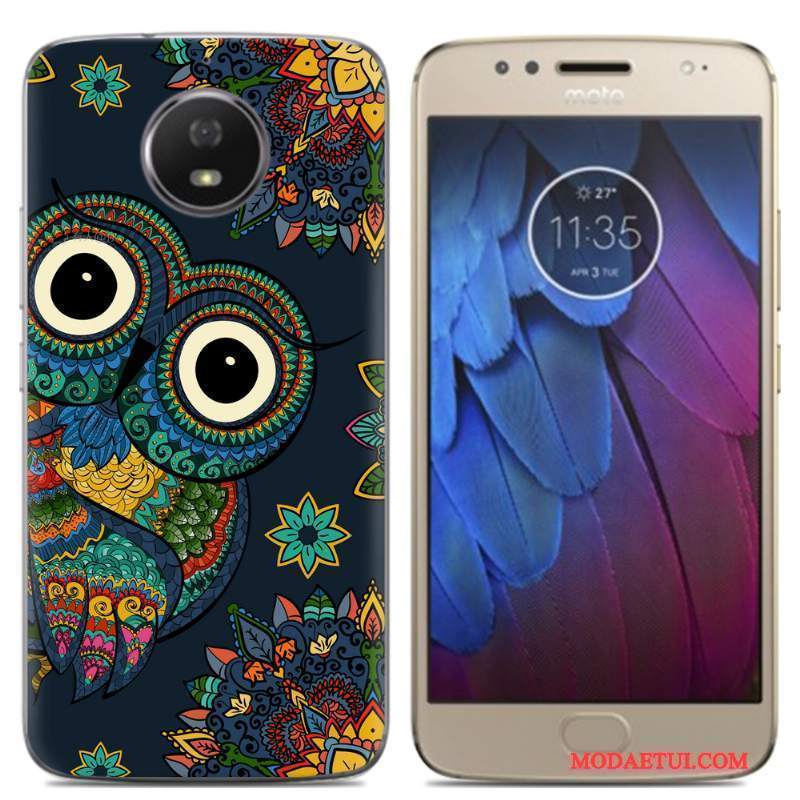 Futerał Moto G5 Miękki Nowy Anti-fall, Etui Moto G5 Silikonowe Proste Tendencja