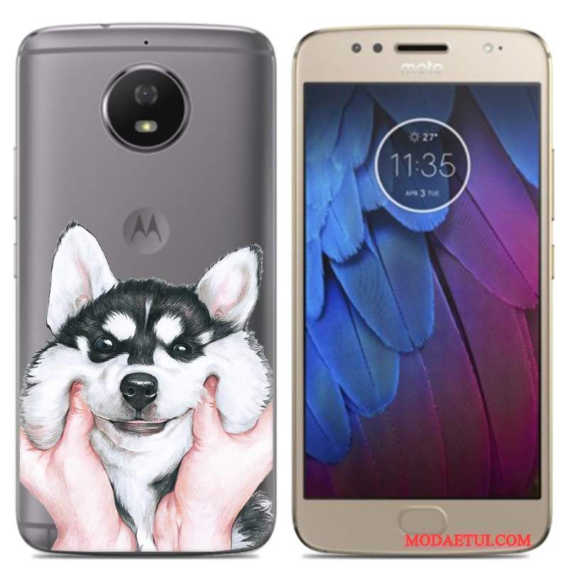 Futerał Moto G5 Miękki Nowy Anti-fall, Etui Moto G5 Silikonowe Proste Tendencja