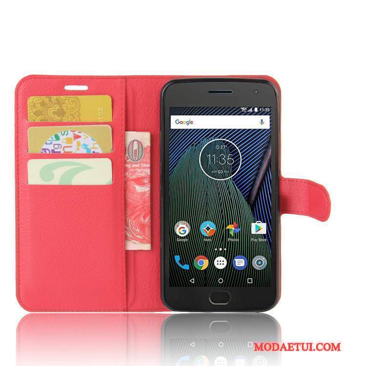 Futerał Moto G5 Ochraniacz Jasny Niebieski Karta, Etui Moto G5 Skóra