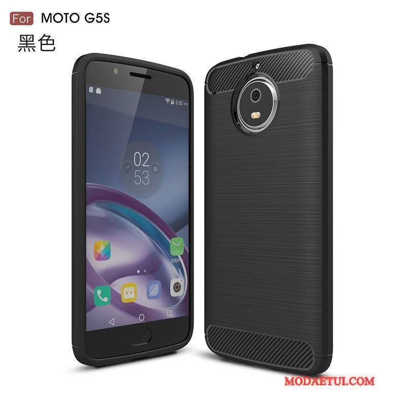 Futerał Moto G5s Miękki Anti-fall Wzór, Etui Moto G5s Torby Włókno Tendencja