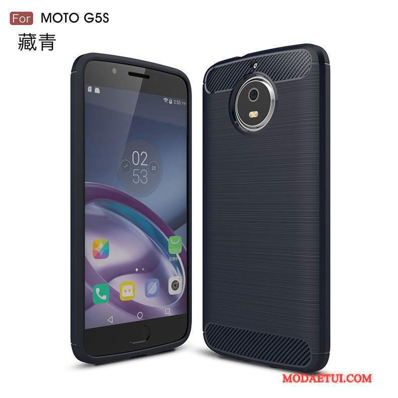 Futerał Moto G5s Miękki Anti-fall Wzór, Etui Moto G5s Torby Włókno Tendencja