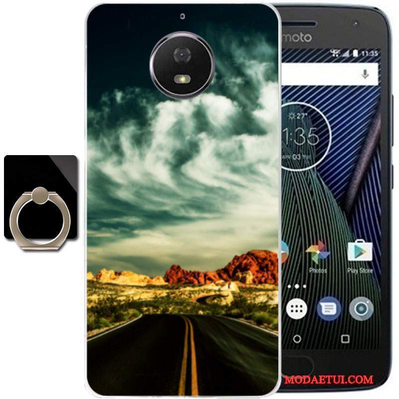 Futerał Moto G5s Plus Miękki Świeży Anti-fall, Etui Moto G5s Plus Torby Różowena Telefon