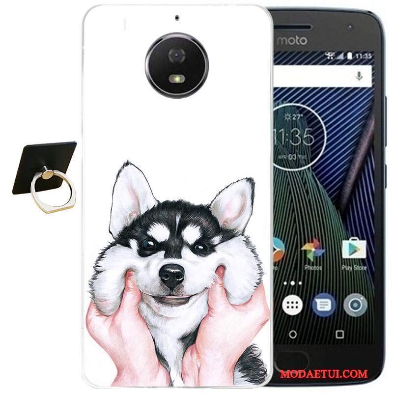 Futerał Moto G5s Plus Relief Czarnyna Telefon, Etui Moto G5s Plus Miękki Wiatr