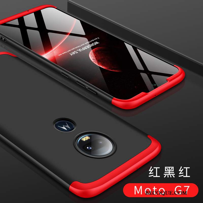 Futerał Moto G7 Ochraniacz Filmy Szkło Hartowane, Etui Moto G7 Miękki Cienkie Tendencja