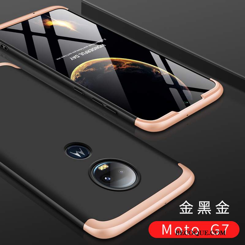 Futerał Moto G7 Ochraniacz Filmy Szkło Hartowane, Etui Moto G7 Miękki Cienkie Tendencja