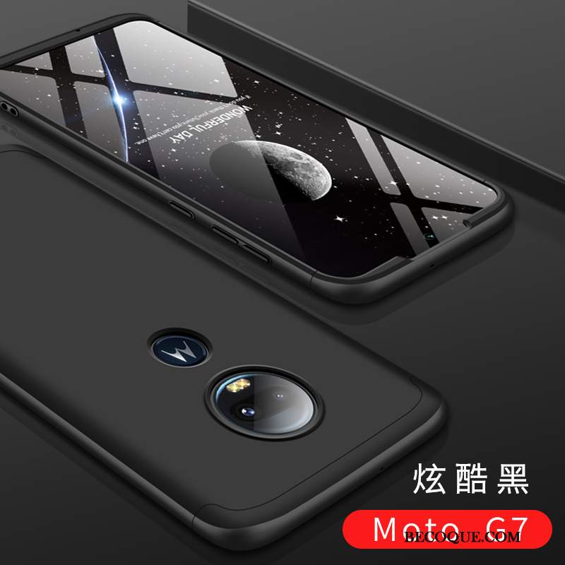 Futerał Moto G7 Ochraniacz Filmy Szkło Hartowane, Etui Moto G7 Miękki Cienkie Tendencja