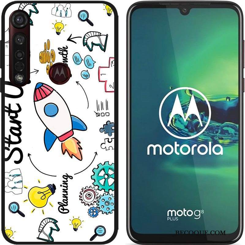 Futerał Moto G8 Plus Kreatywne Gorąca Sprzedaż Nubuku, Etui Moto G8 Plus Miękki Czarny Pu