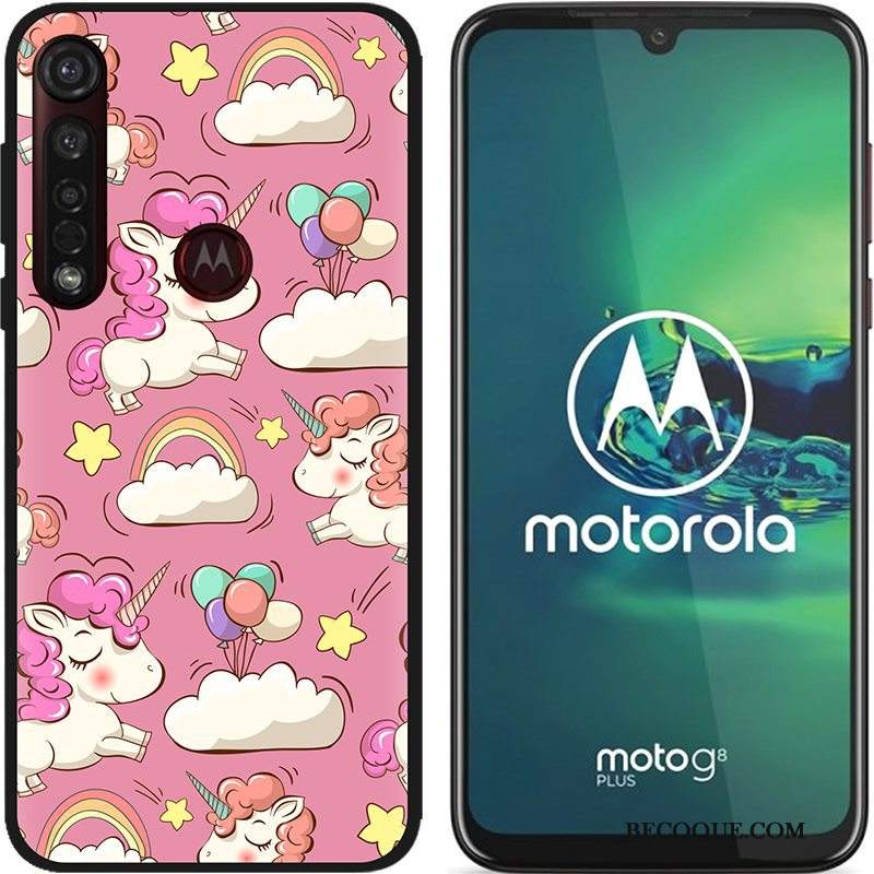 Futerał Moto G8 Plus Kreatywne Gorąca Sprzedaż Nubuku, Etui Moto G8 Plus Miękki Czarny Pu