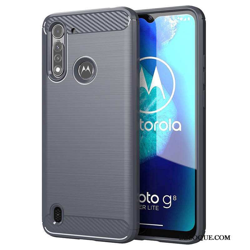 Futerał Moto G8 Power Lite Miękki Na Telefon Cienka, Etui Moto G8 Power Lite Czarny