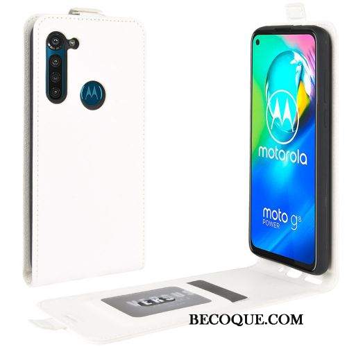 Futerał Moto G8 Power Ochraniacz Karta Czarny, Etui Moto G8 Power Wspornik Biznes Tendencja