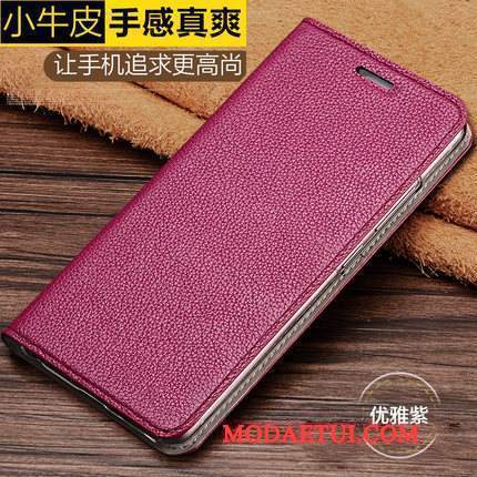 Futerał Moto X Vintage Purpurowy Biznes, Etui Moto X Pokrowce Trudnona Telefon