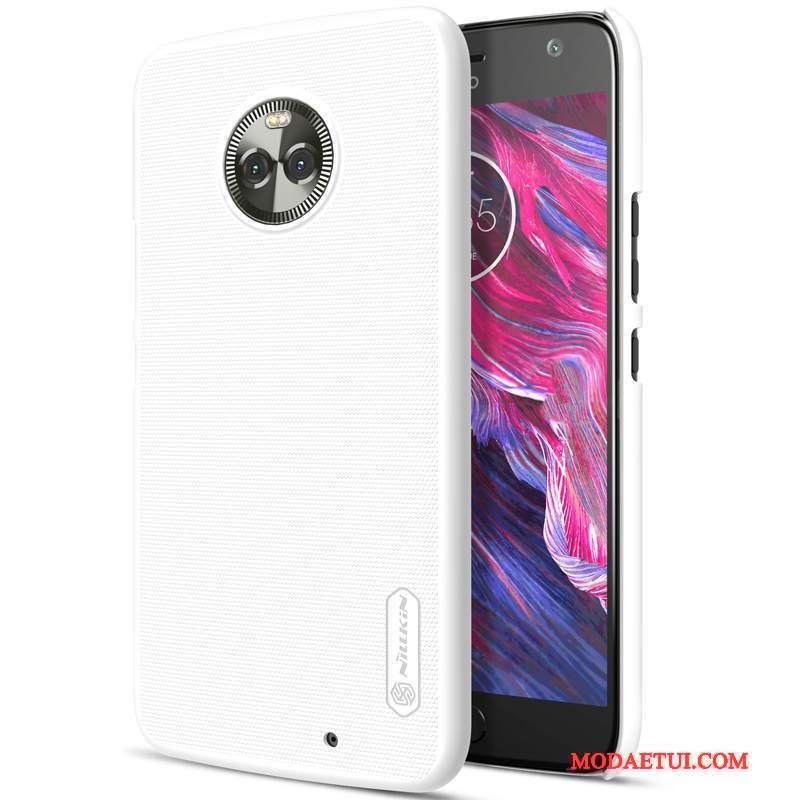 Futerał Moto X4 Ochraniacz Na Telefon Nubuku, Etui Moto X4 Złoto Trudno