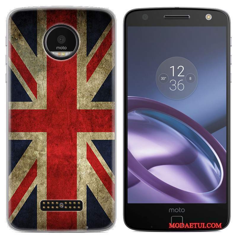 Futerał Moto Z Kreskówka Niebieskina Telefon, Etui Moto Z Kreatywne