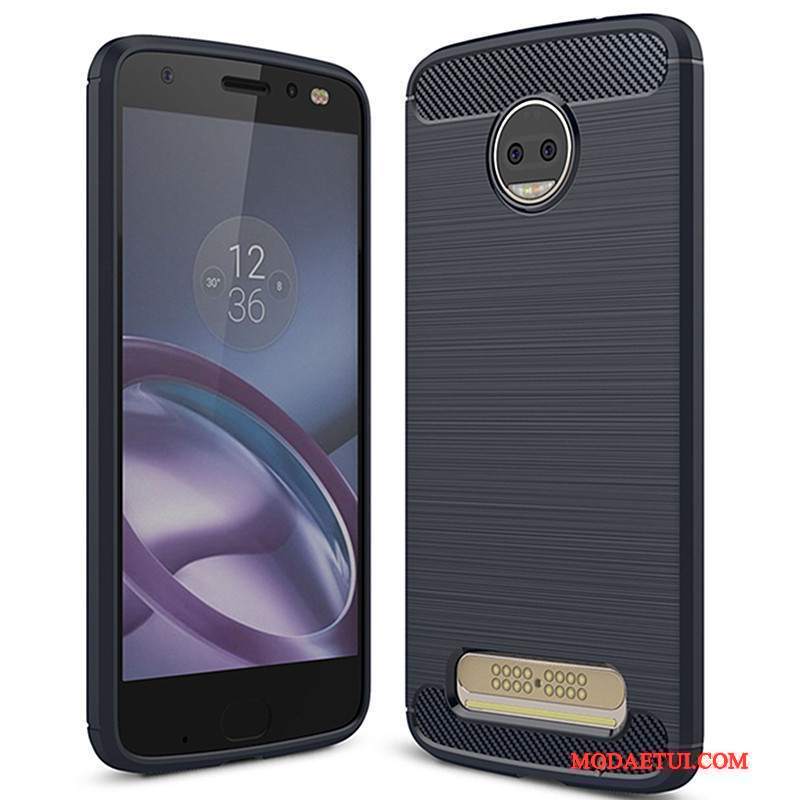 Futerał Moto Z2 Force Edition Silikonowe Na Telefon Szary, Etui Moto Z2 Force Edition Miękki