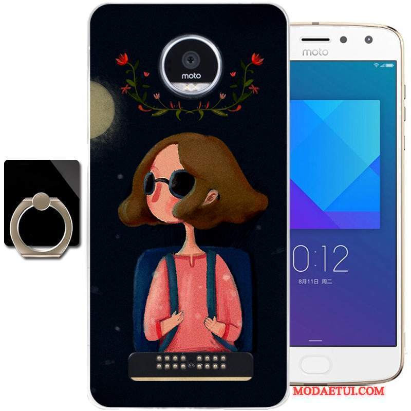 Futerał Moto Z2 Play Moda Świeży Niebieski, Etui Moto Z2 Play Miękki Na Telefon