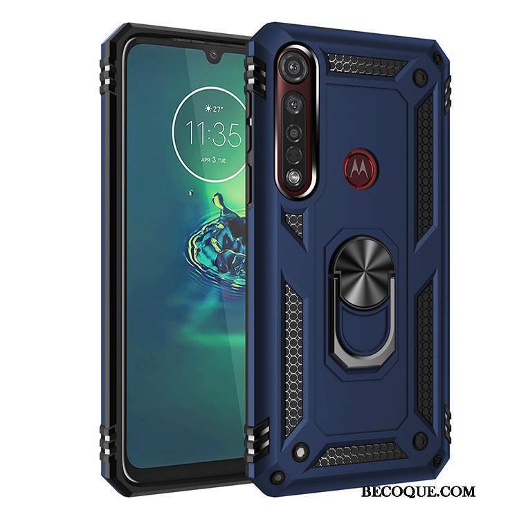 Futerał Motorola One Macro Wspornik Na Telefon Różowe, Etui Motorola One Macro Miękki