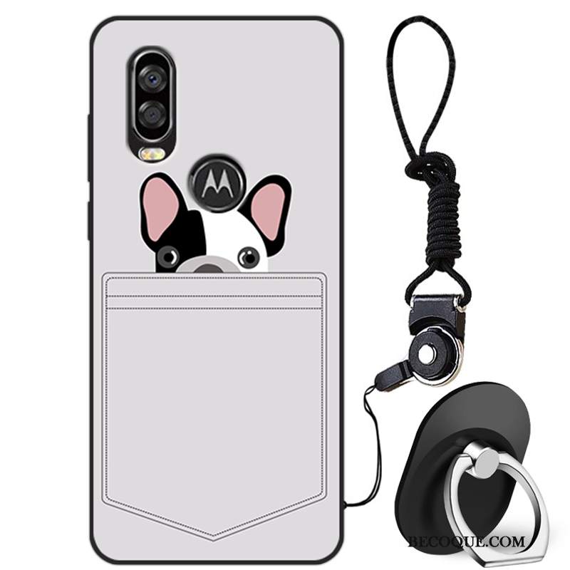 Futerał Motorola One Vision Torby Anti-fallna Telefon, Etui Motorola One Vision Ochraniacz Modna Marka Różowe
