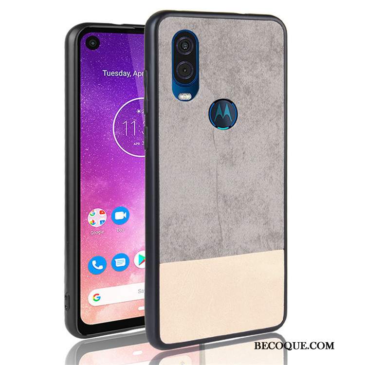 Futerał Motorola One Vision Torby Mieszane Kolory Czarny, Etui Motorola One Vision Ochraniacz Na Telefon Anti-fall