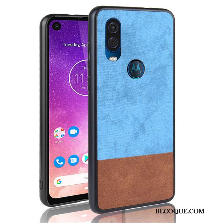 Futerał Motorola One Vision Torby Mieszane Kolory Czarny, Etui Motorola One Vision Ochraniacz Na Telefon Anti-fall