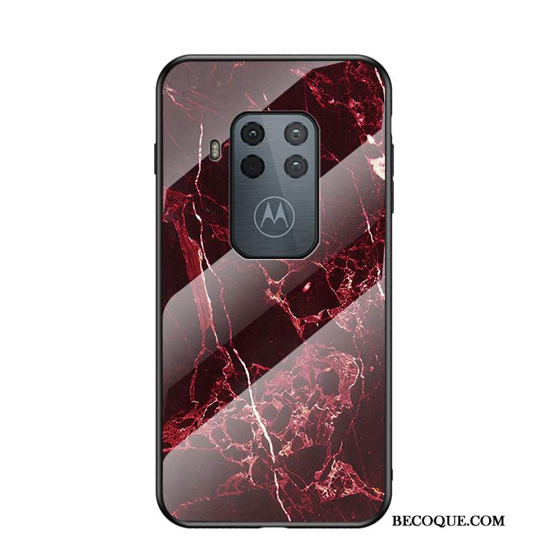 Futerał Motorola One Zoom Torby Czerwony Netto Tendencja, Etui Motorola One Zoom Ochraniacz Duży Anti-fall