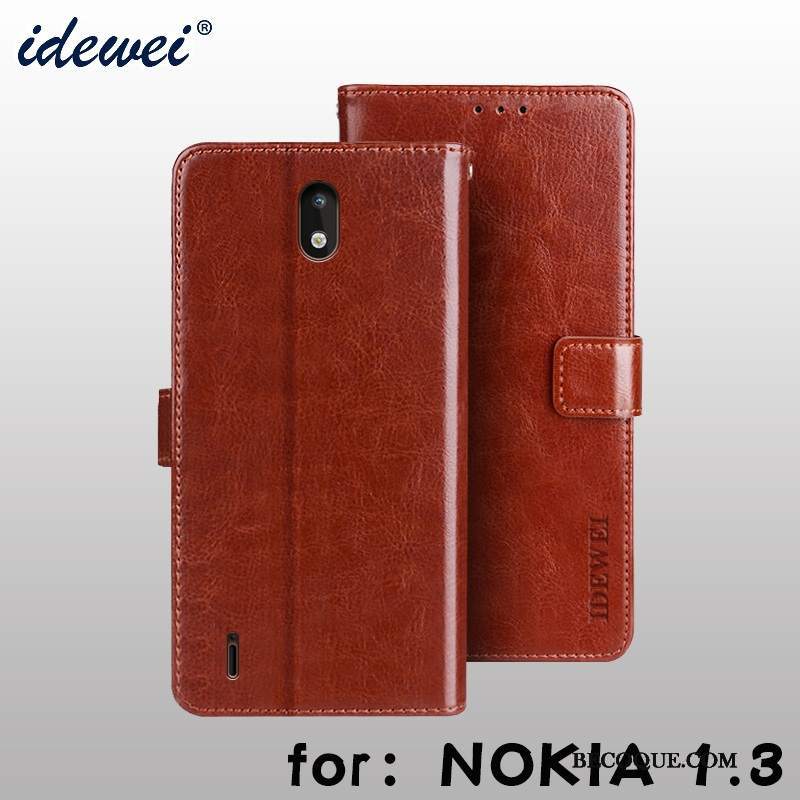 Futerał Nokia 1.3 Portfel Karta, Etui Nokia 1.3 Skóra